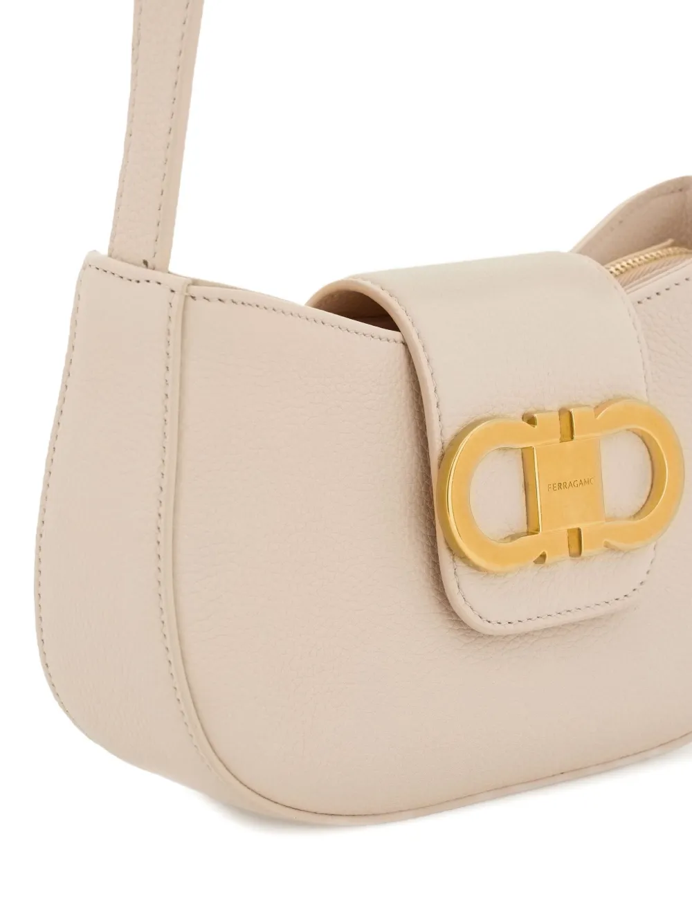 Ferragamo Gancini schoudertas Roze