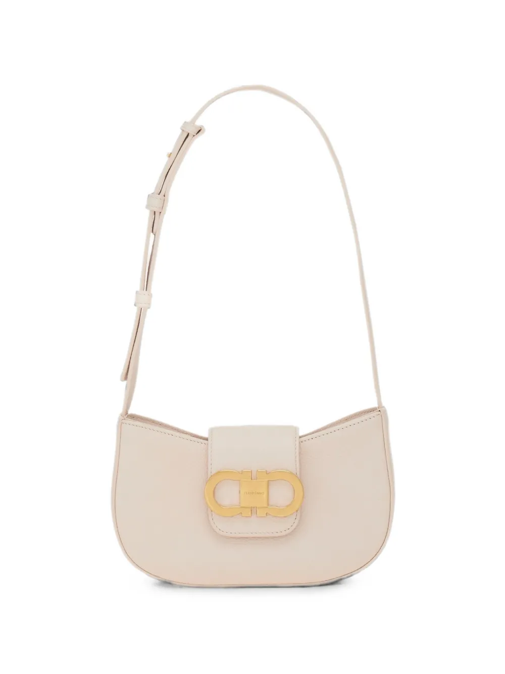 Ferragamo Schultertasche mit Gancini-Detail - Rosa