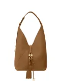 Ferragamo small V-shaped shoulder bag - Brown