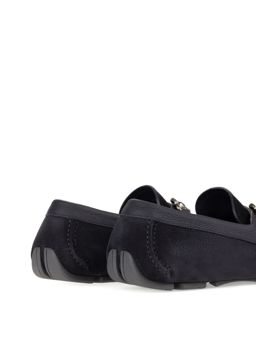 Ferragamo Gancini-embellishment loafers Blue