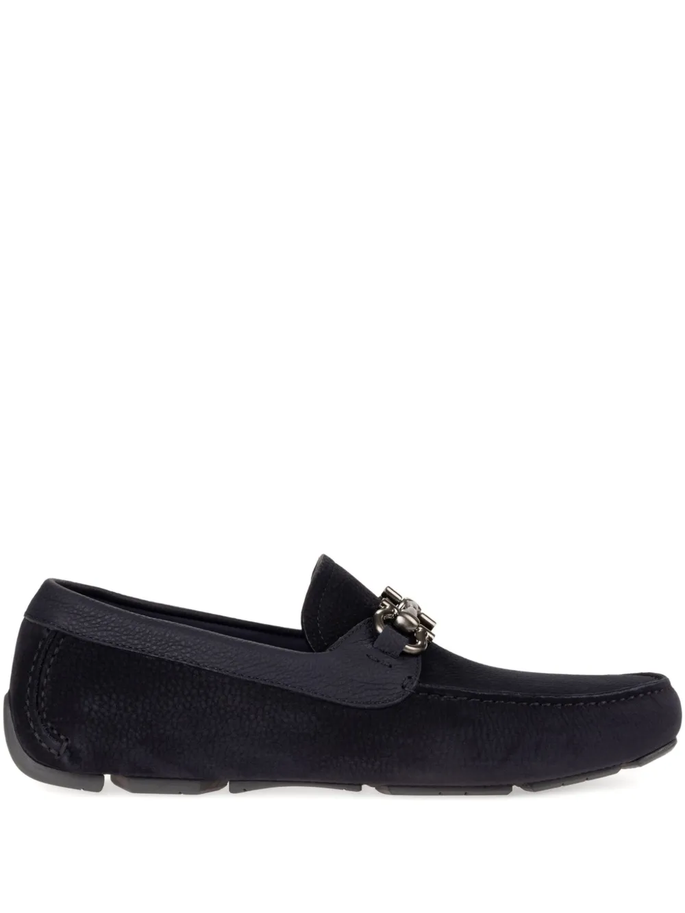 Ferragamo Gancini-embellishment loafers Blue