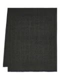 Ferragamo Gancini-patterned scarf - Green