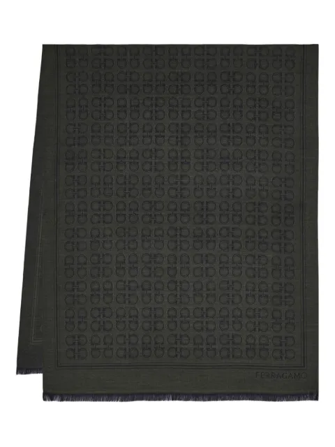 Ferragamo Gancini-patterned scarf