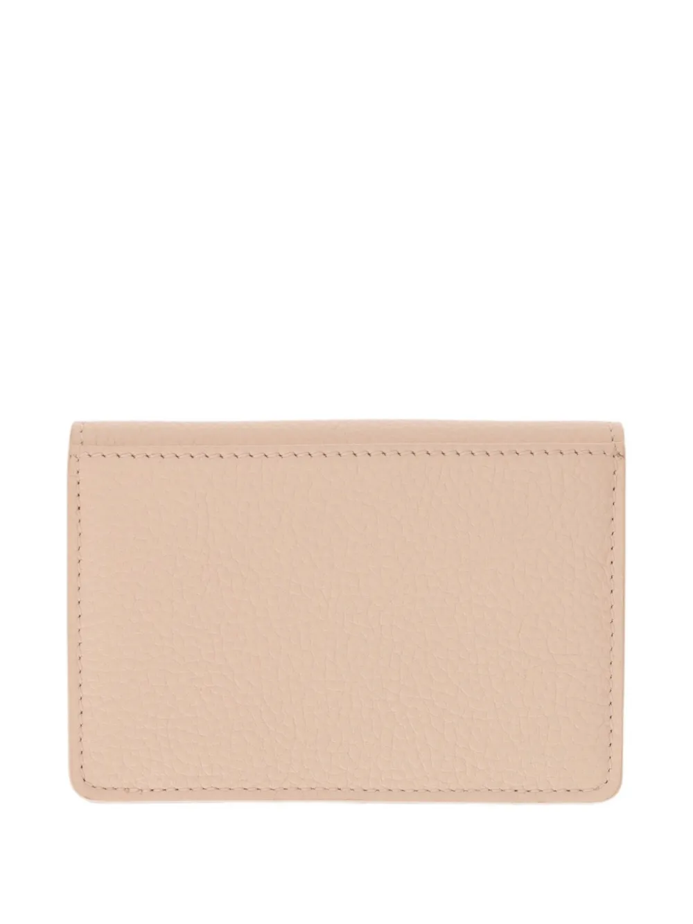 Ferragamo Gancini Calfskin Keyring Wallet In Pink