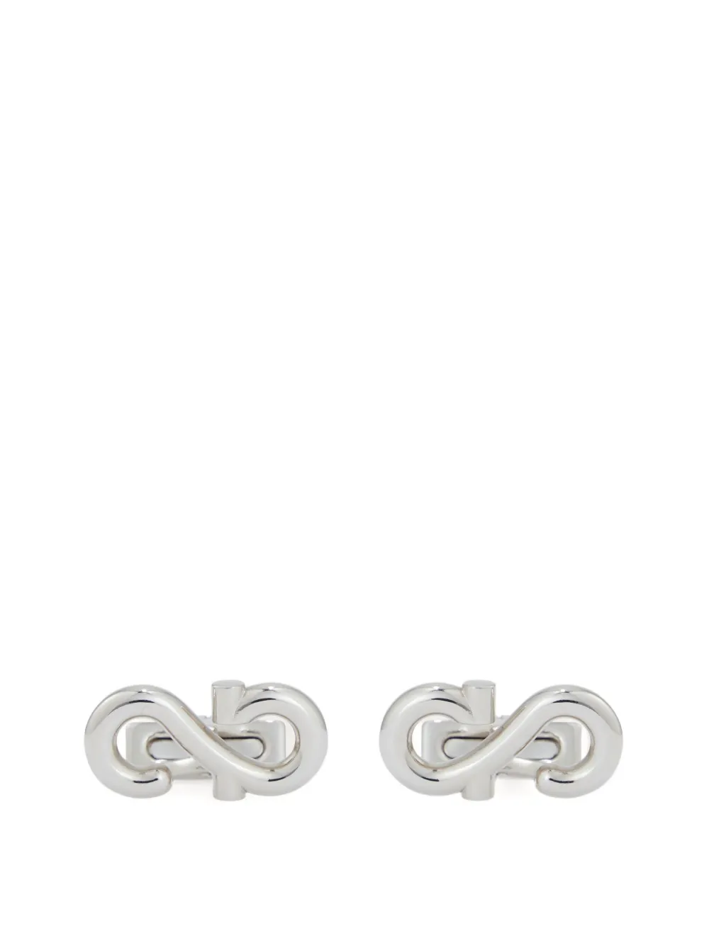 Ferragamo Gancini-hook cufflinks | Silver | Image 1