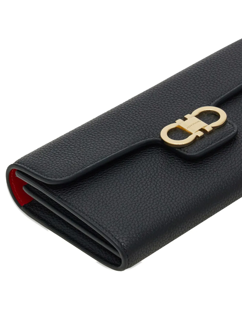 Ferragamo Portemonnee met ketting Zwart