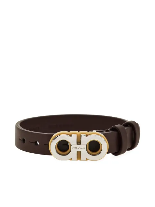 Bracelet à double gancini - Ferragamo - Modalova