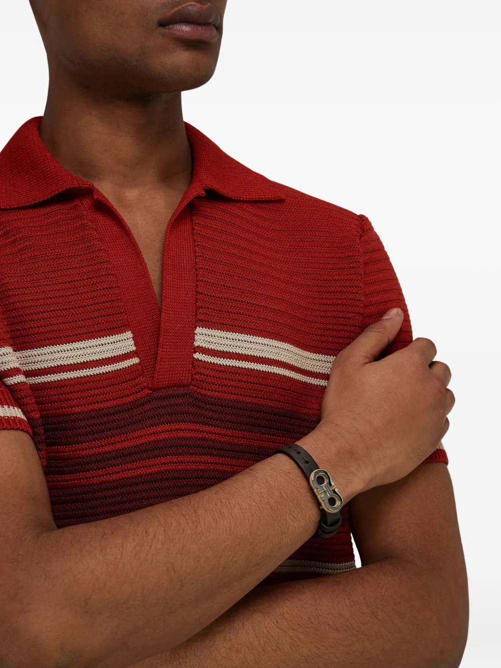 Ferragamo pulsera con Gancini doble | Image 2