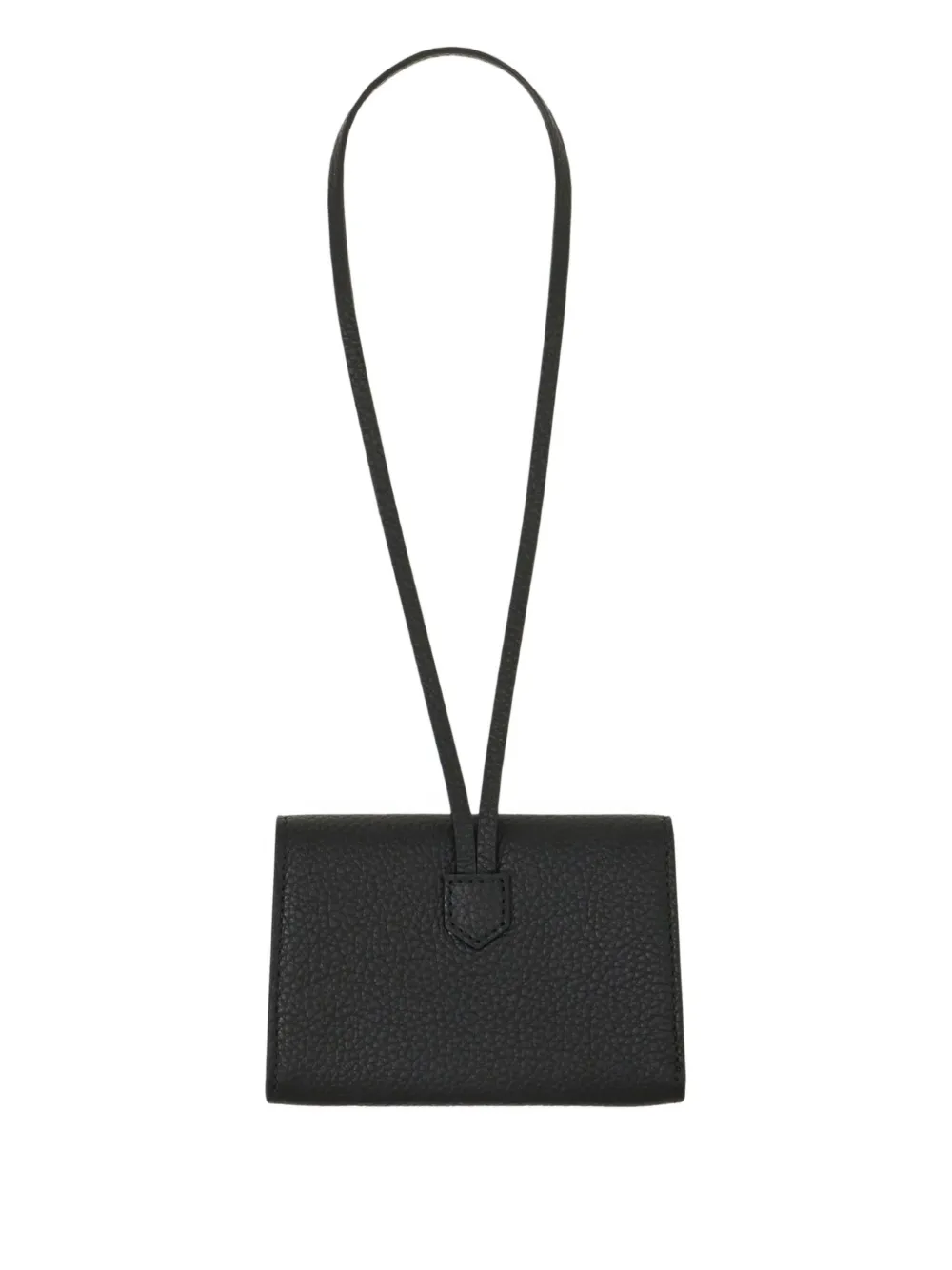 Ferragamo Card Holder Charm In Black