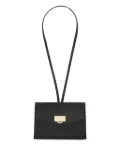 Ferragamo leather card holder charm - Black