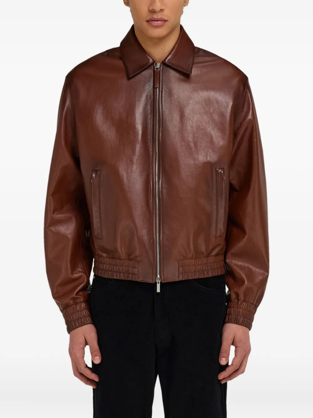 Ferragamo Leather Jacket