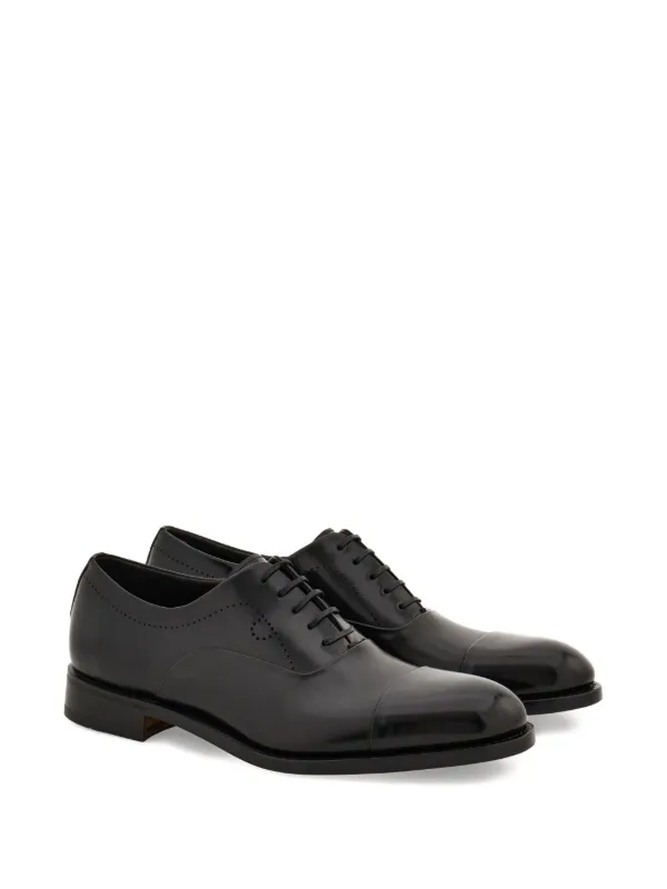 Ferragamo♪SALE♪0763933 Ferragamo Leather Oxford Shoes | Black | FARFETCH CA