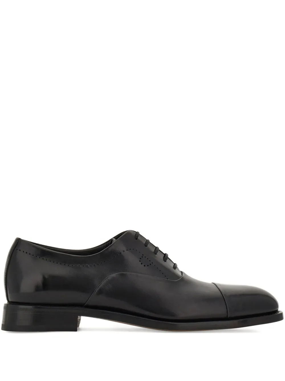 Ferragamo leather oxford shoes | Black | Image 1