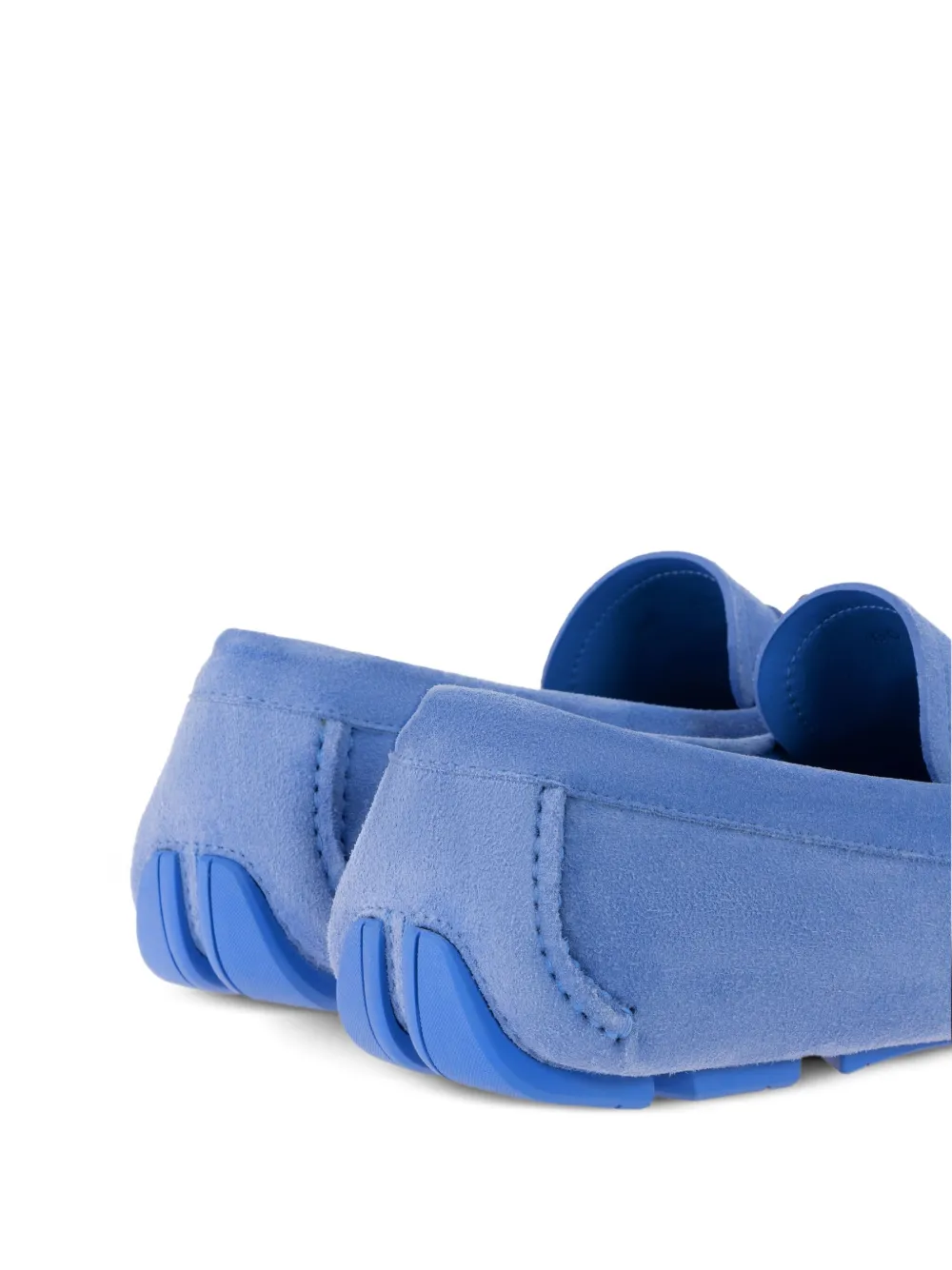 Ferragamo Gancini-buckle loafers Blue