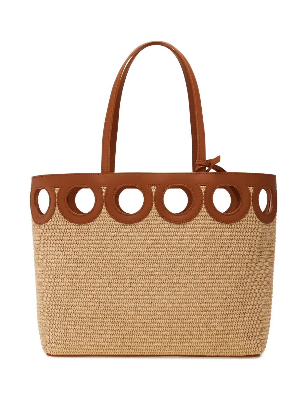Ferragamo Raffia shopper Beige