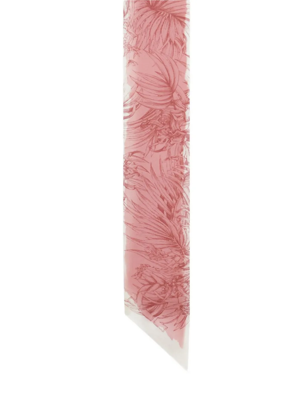 Ferragamo Zijden bandeau met Gravure-print - Oranje