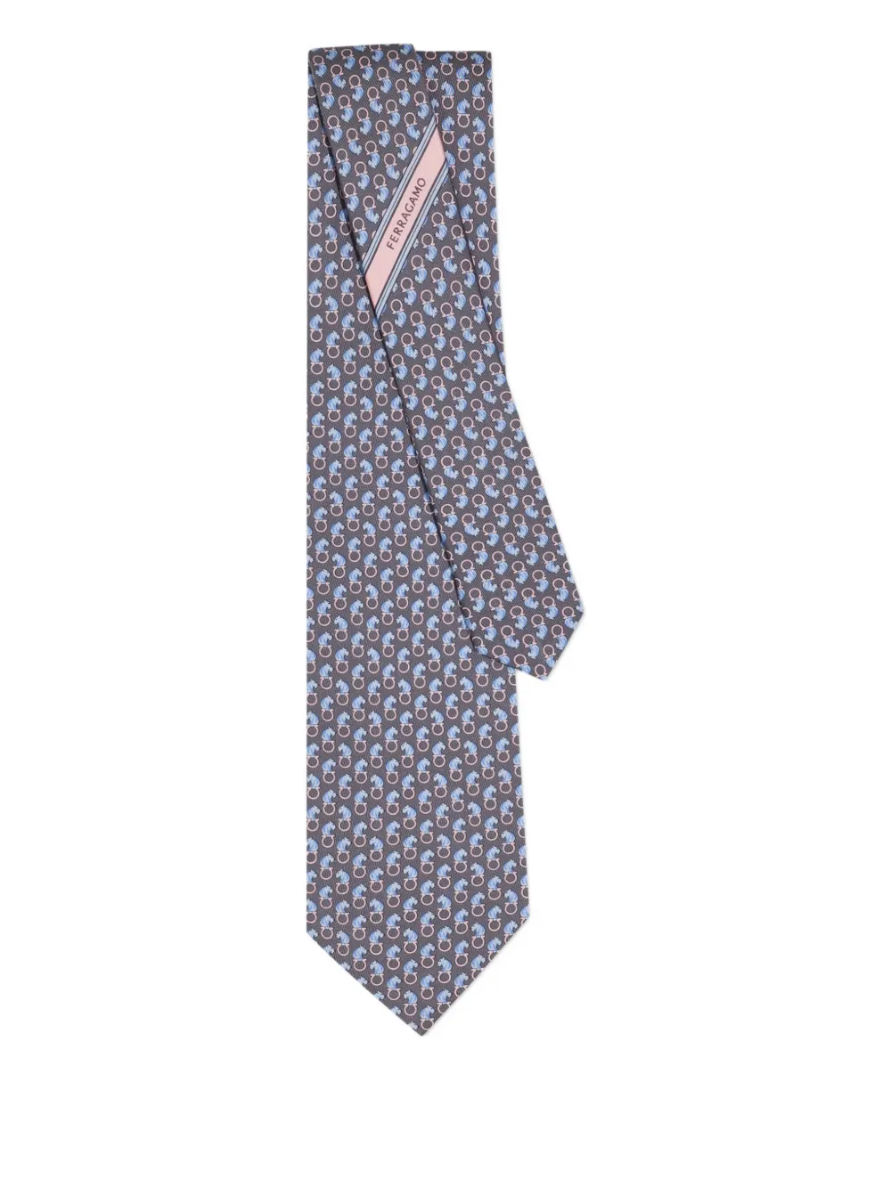 Ferragamo patterned silk tie | Image 2