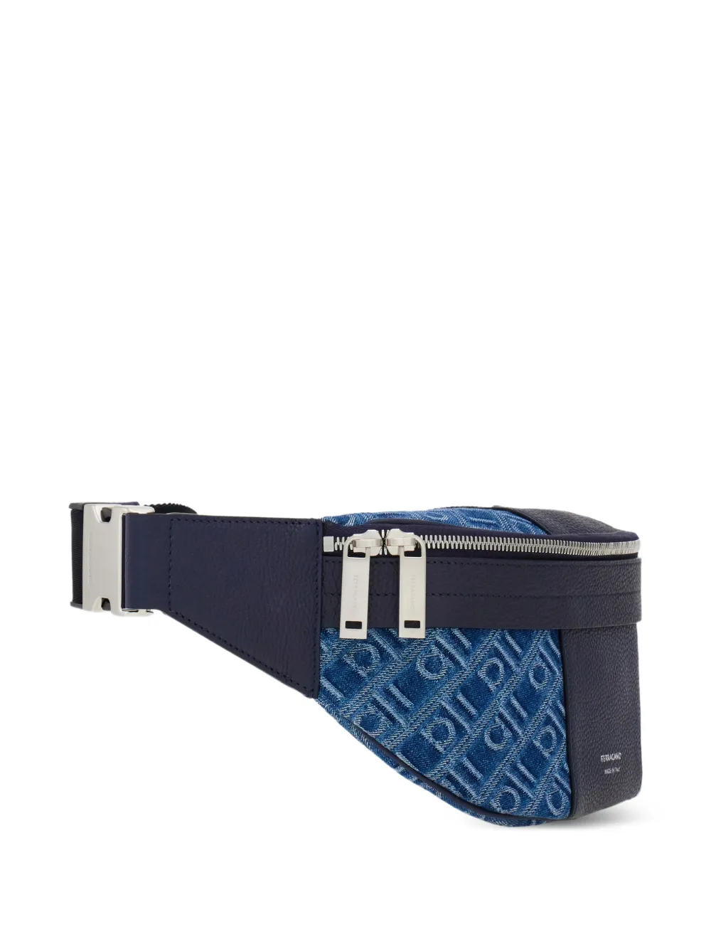 Ferragamo Heuptas met Monogram-jacquard Blauw