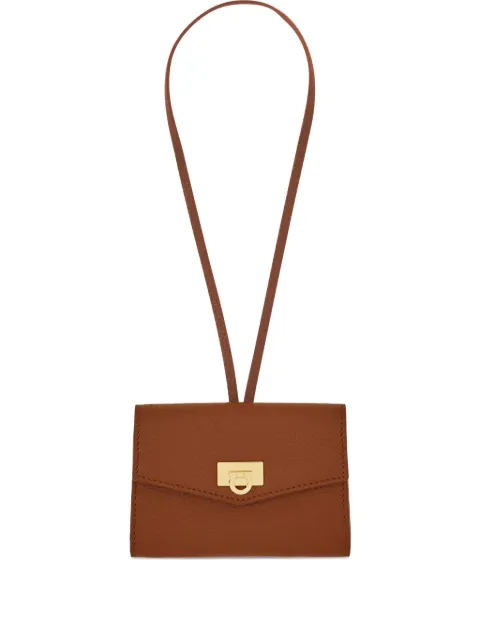 Ferragamo Gancini card holder charm 