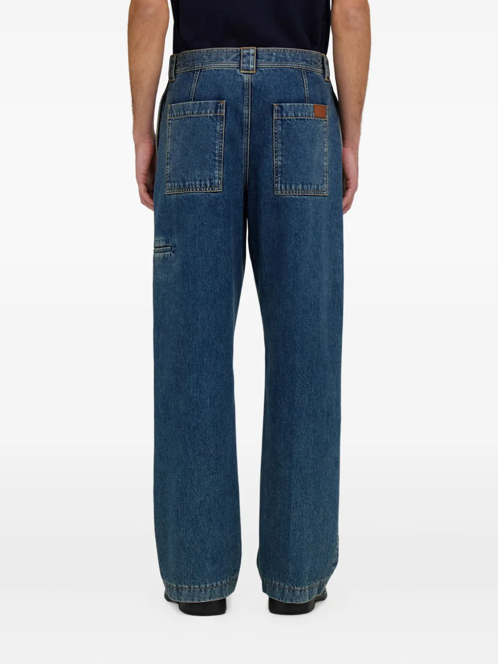 Ferragamo Katoenen jeans Blauw