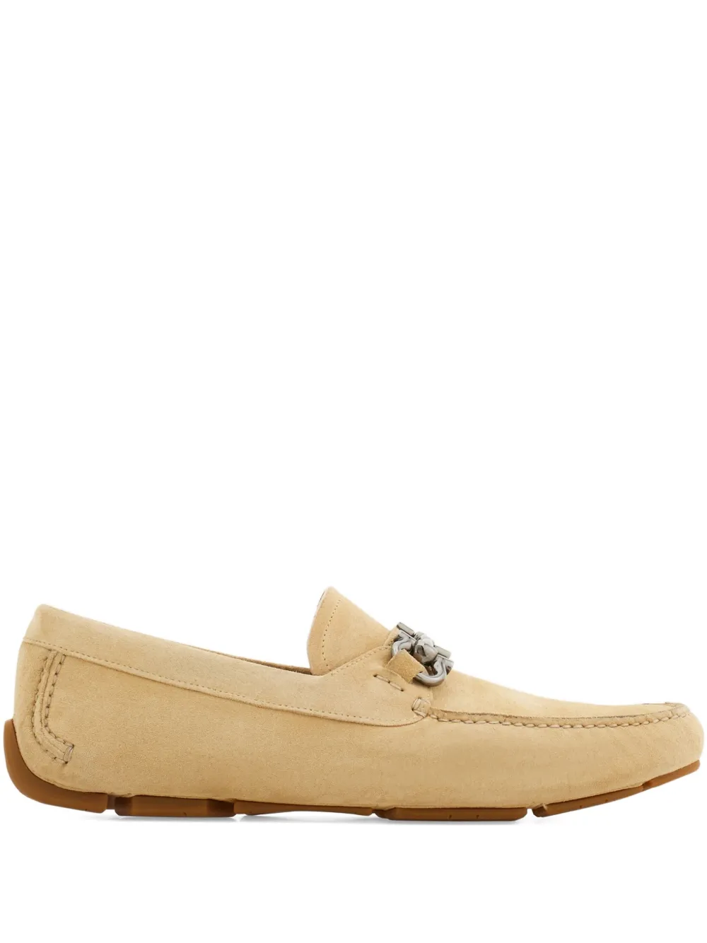Ferragamo suede loafers Neutrals