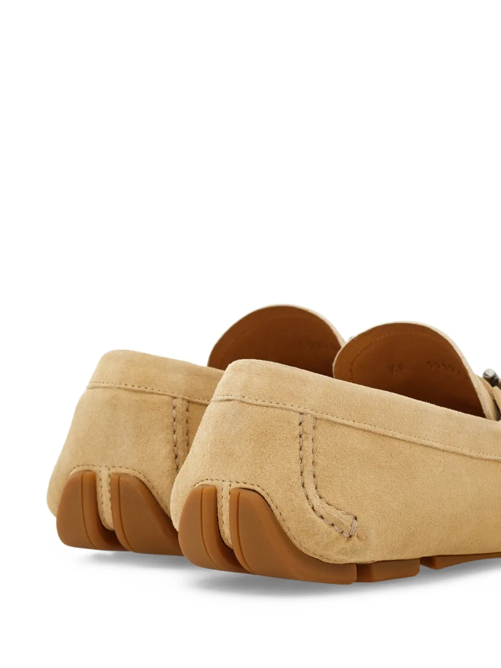 Ferragamo suede loafers Neutrals