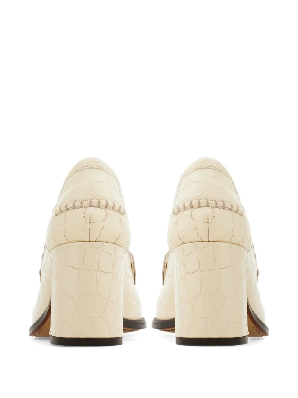 Ferragamo 70mm leather loafers White