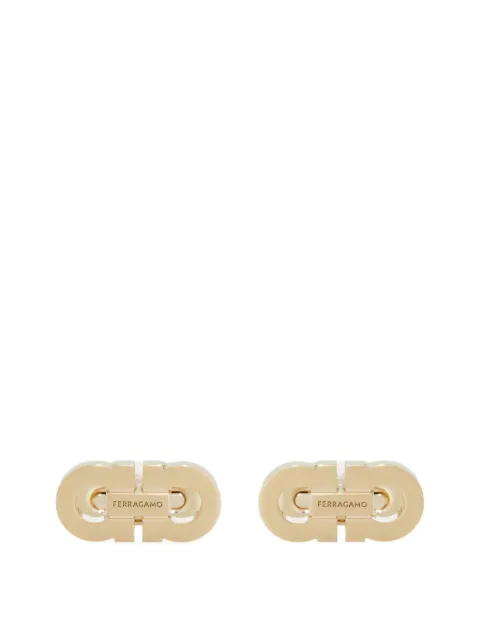 Ferragamo boutons de manchette Double Gancini