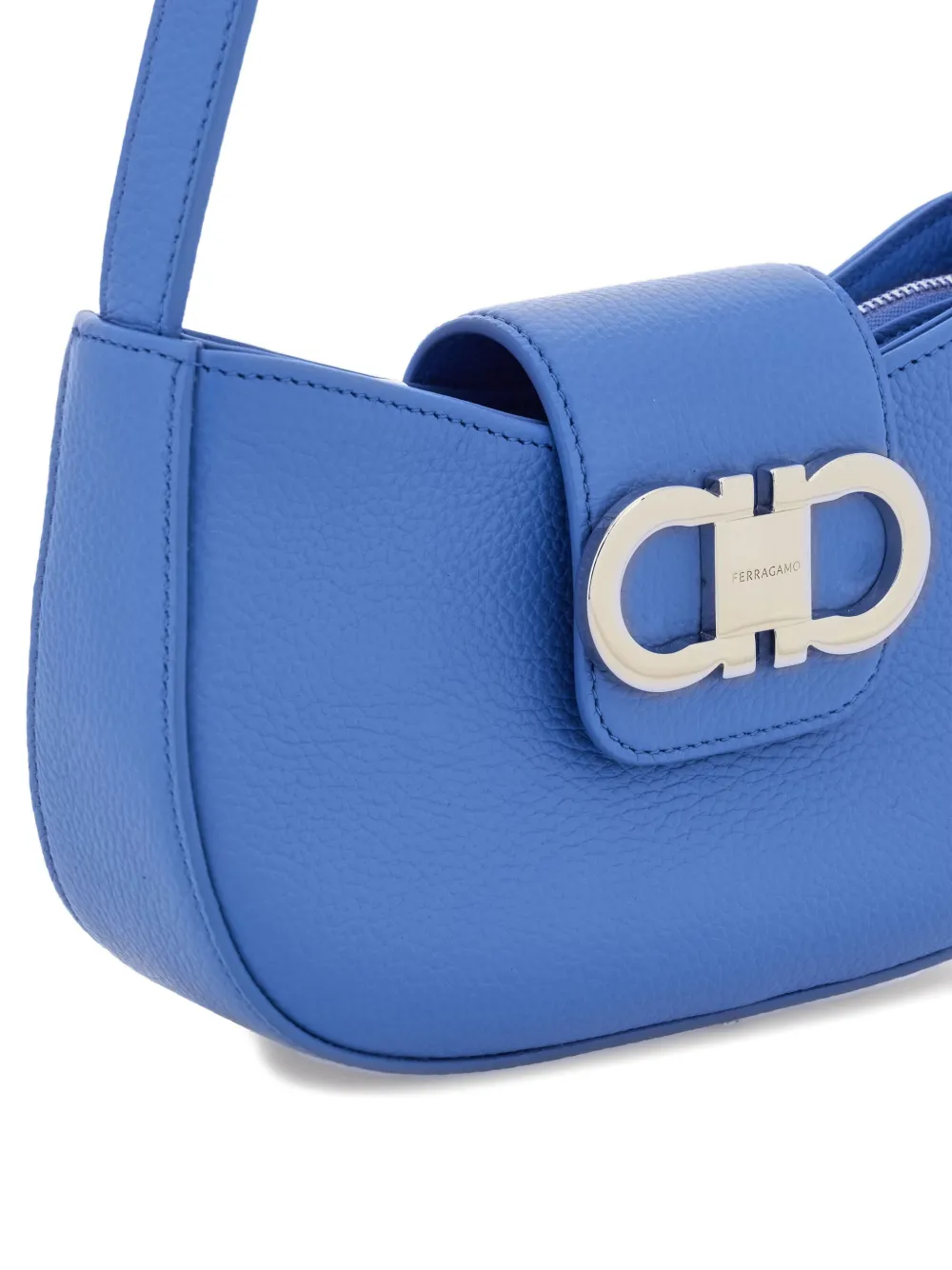 Ferragamo Leren mini tas Blauw