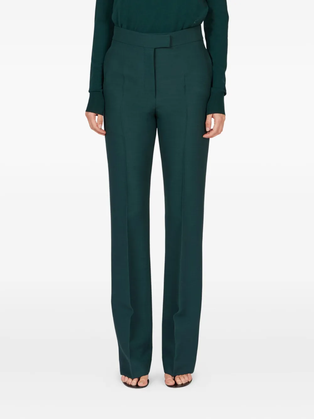 Ferragamo Faille broek Groen