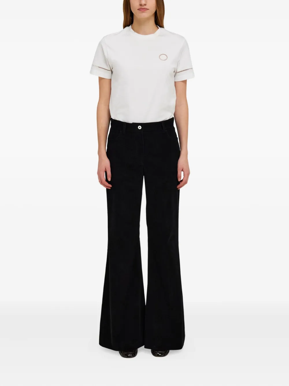 Ferragamo Flared broek Zwart