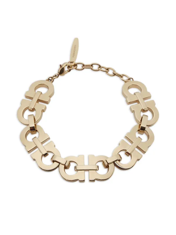 Ferragamo Gancini Bracelet in Gold