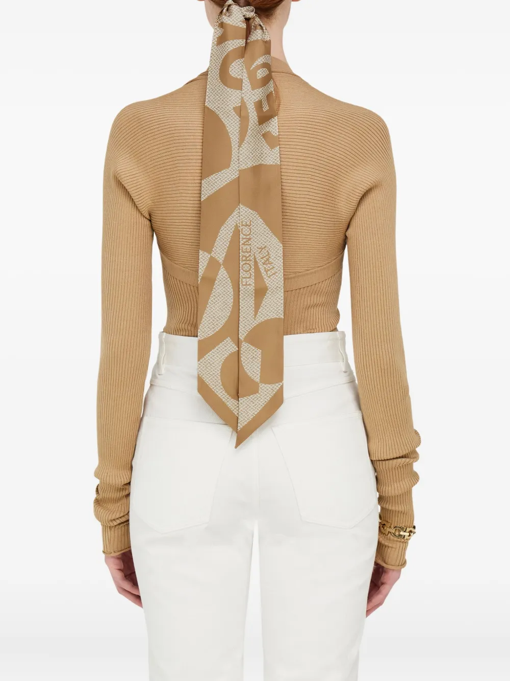 Ferragamo Venna Print Silk Headband
