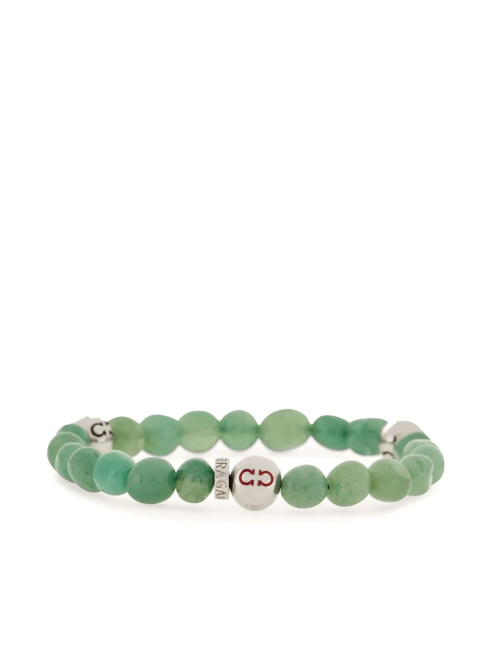 Ferragamo bead-embellished bracelet | Silver | Image 1