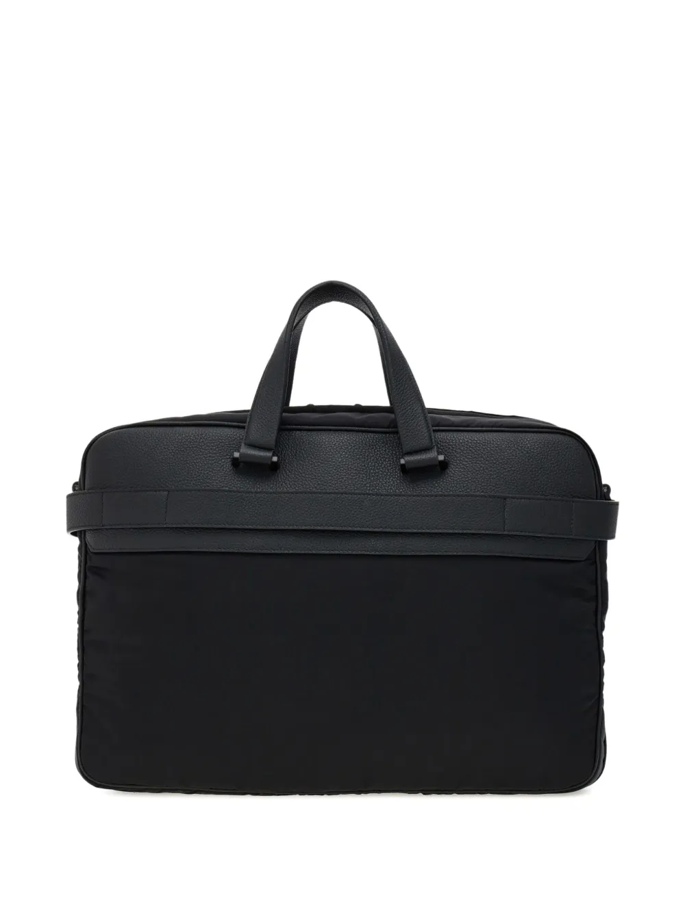 Ferragamo Aktetas met Gancini-patroon Zwart