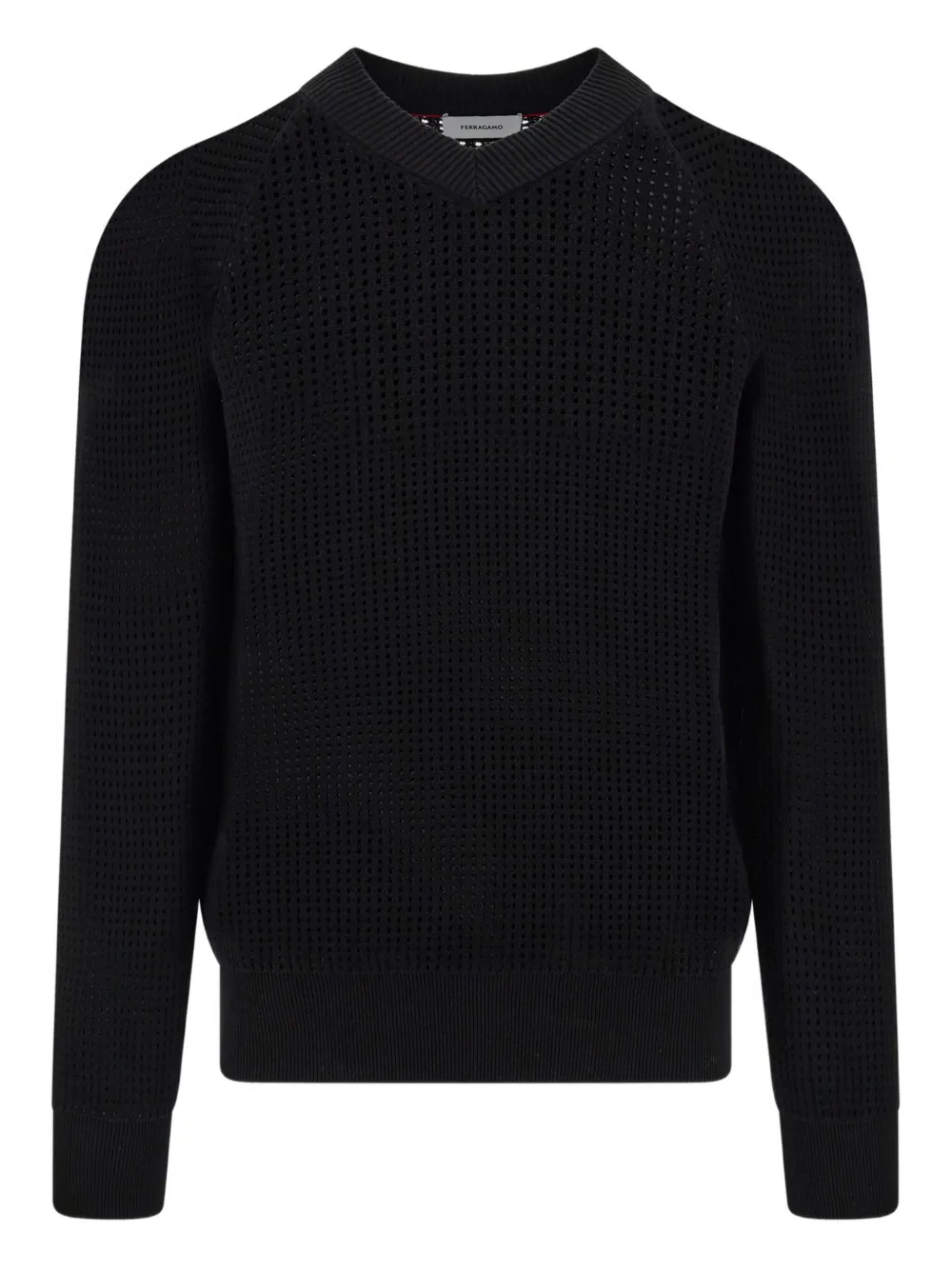 open-knit sweater