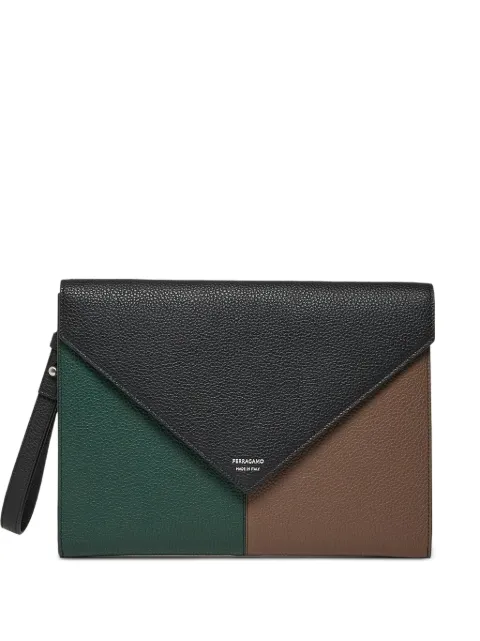 Ferragamo Porta-documentos color block