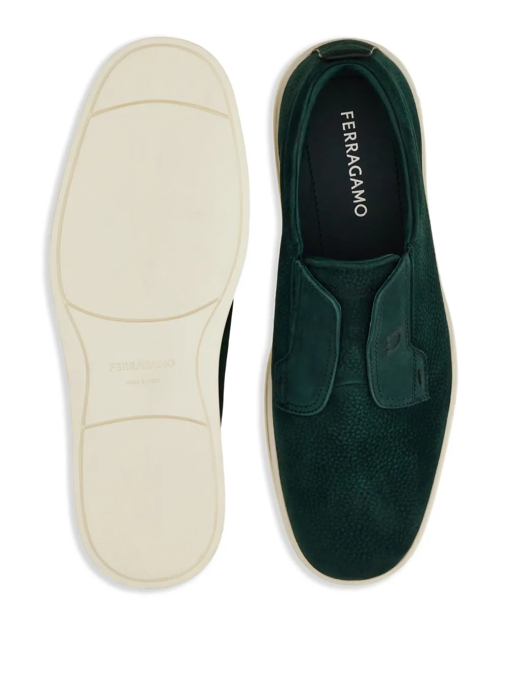 Ferragamo slip-on sneakers Green