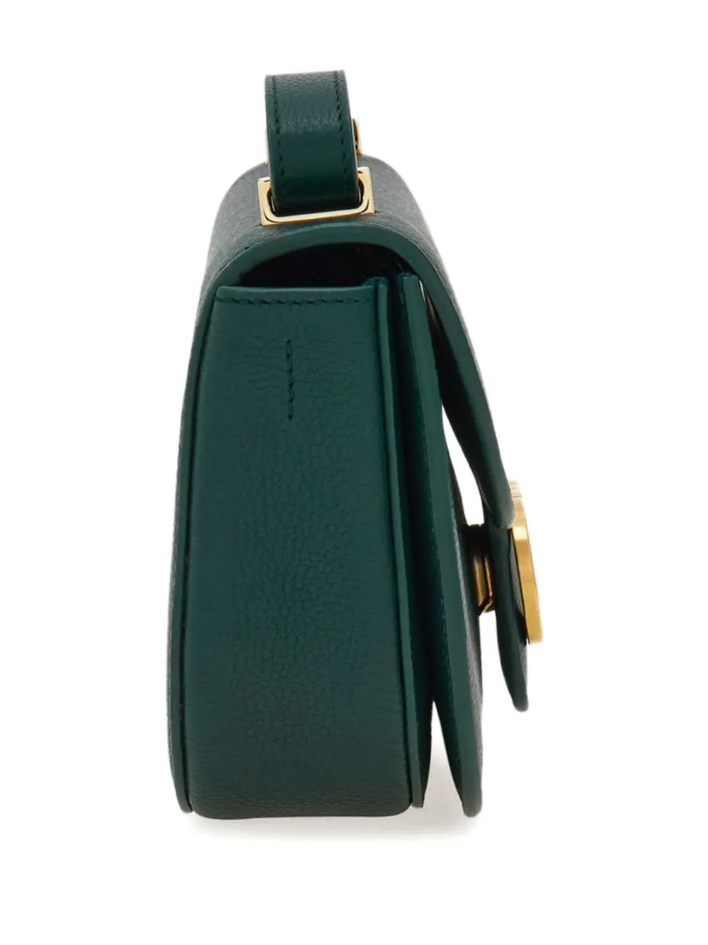 Ferragamo Double Gancini crossbodytas Groen