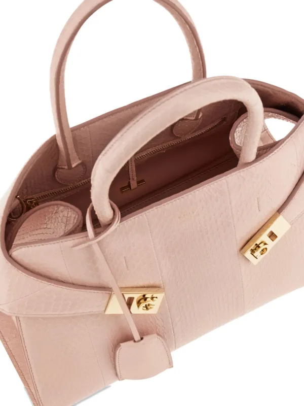 トートバッグ SALVATORE FERRAGAMO Pink Leather Large Hug Soft Shoulder Bag Hug handbag (M) - Women | Ferragamo