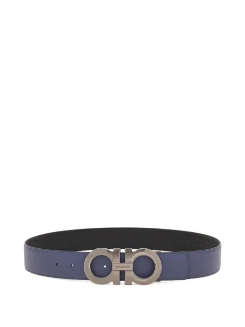 Ferragamo cinturón reversible de piel