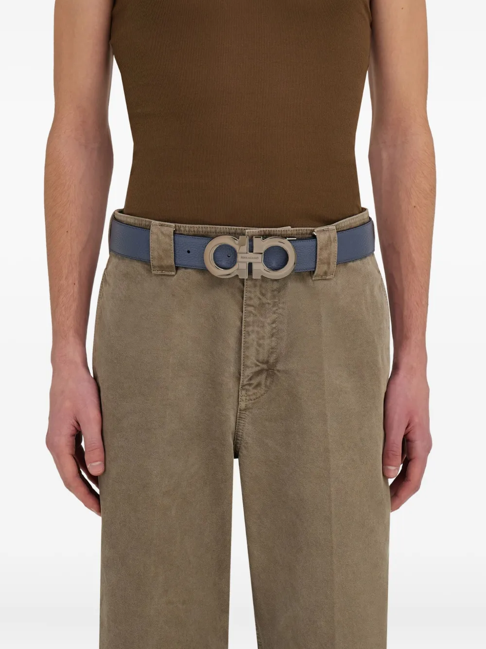 Ferragamo Reversible Leather Belt