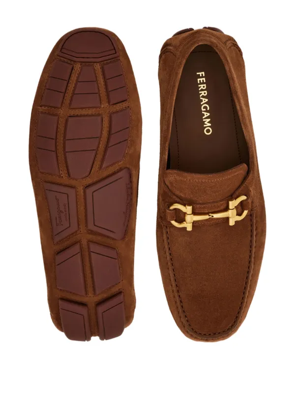 Ferragamo Suede Loafers | Brown | FARFETCH