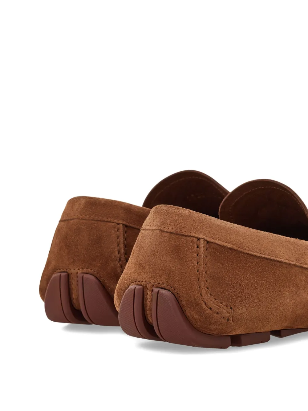 Ferragamo suede loafers Brown
