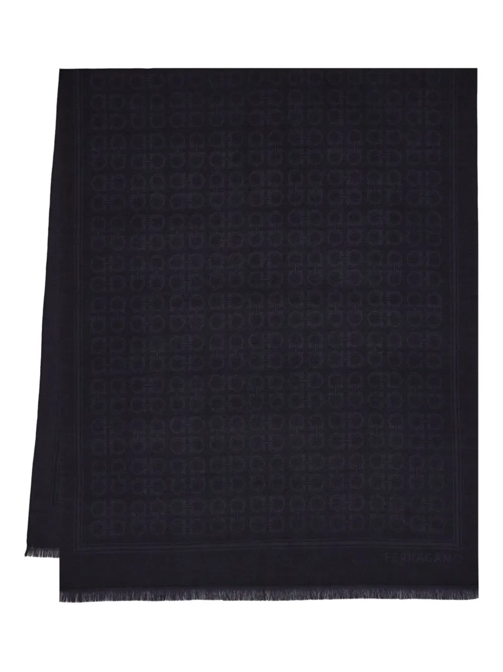 Ferragamo Gancini scarf | Black | Image 1