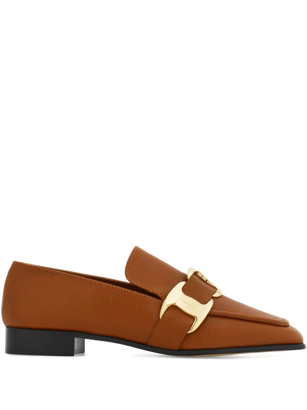 Ferragamo Vara leather loafers Brown