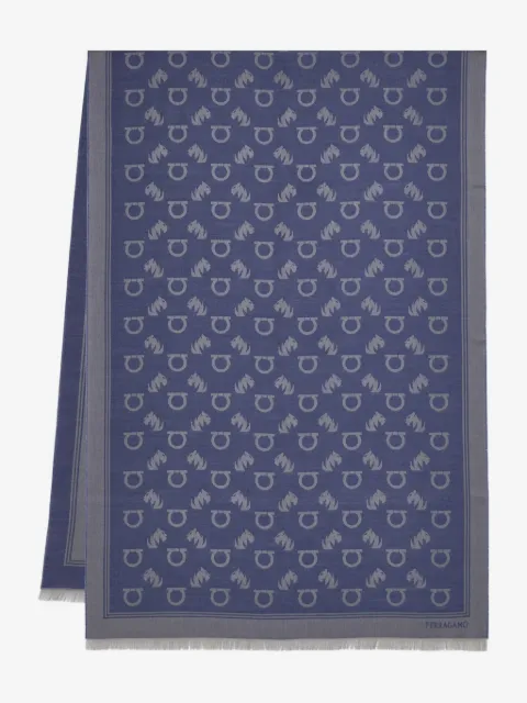 Ferragamo monogrammed scarf