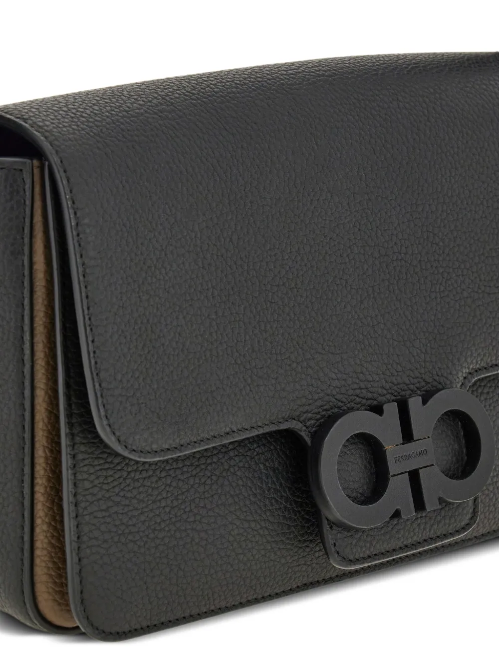 FERRAGAMO GANCINI-BUCKLE SHOULDER BAG