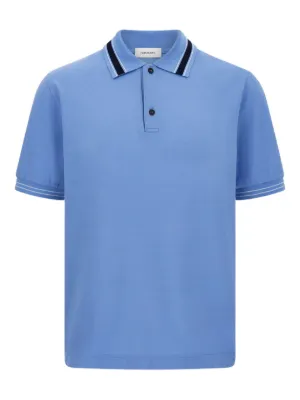 Givenchy Camisa Polo De Jacquard Monogramada 72 | Azul | FARFETCH BR