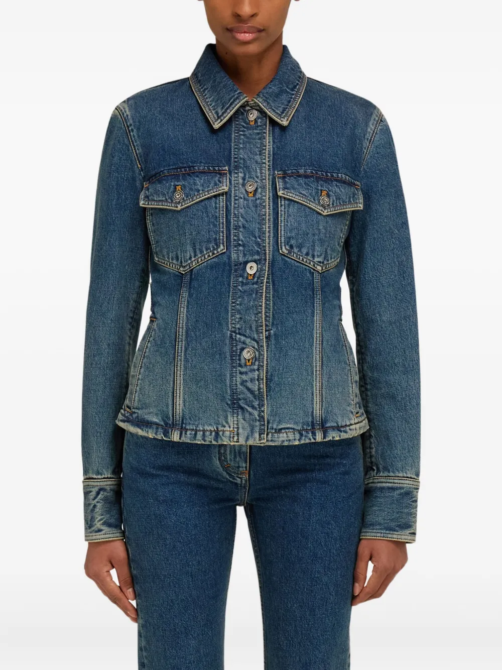 Shop Ferragamo Denim Jacket